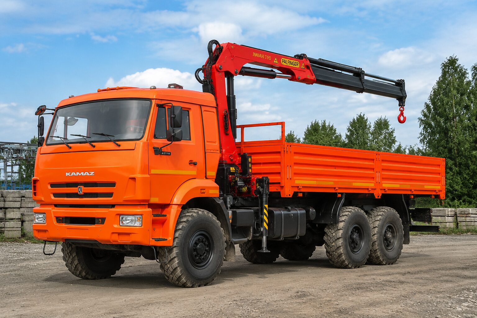 КамАЗ с КМУ: мощные бортовые автомобили для профессиональных задач